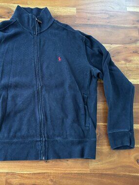 Polo Ralph Lauren Full Zip Jacket - Navy - Size Medium